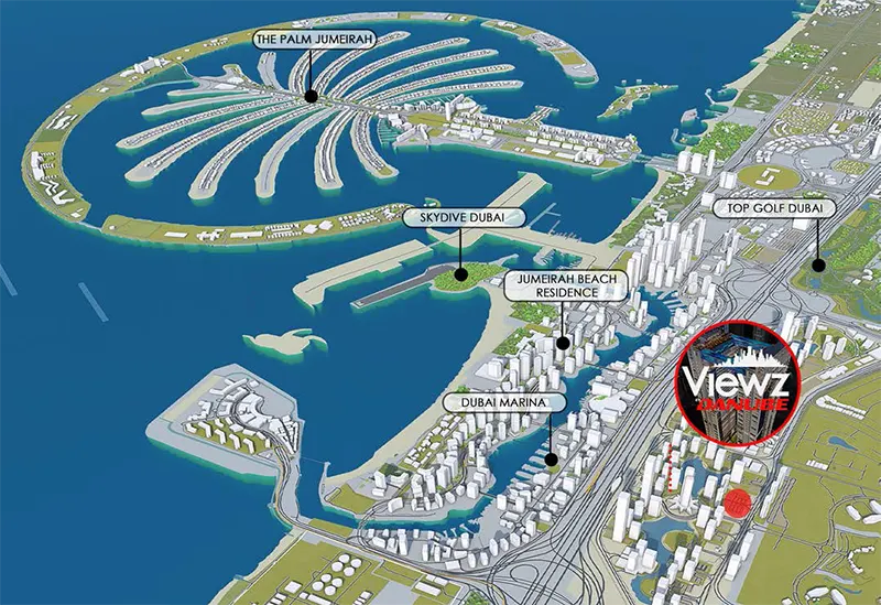 Location of Views Danube