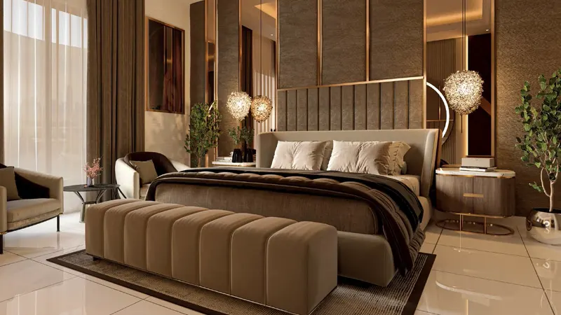 Interior of Danube Viewz Residence JLT showcasing luxury finishes