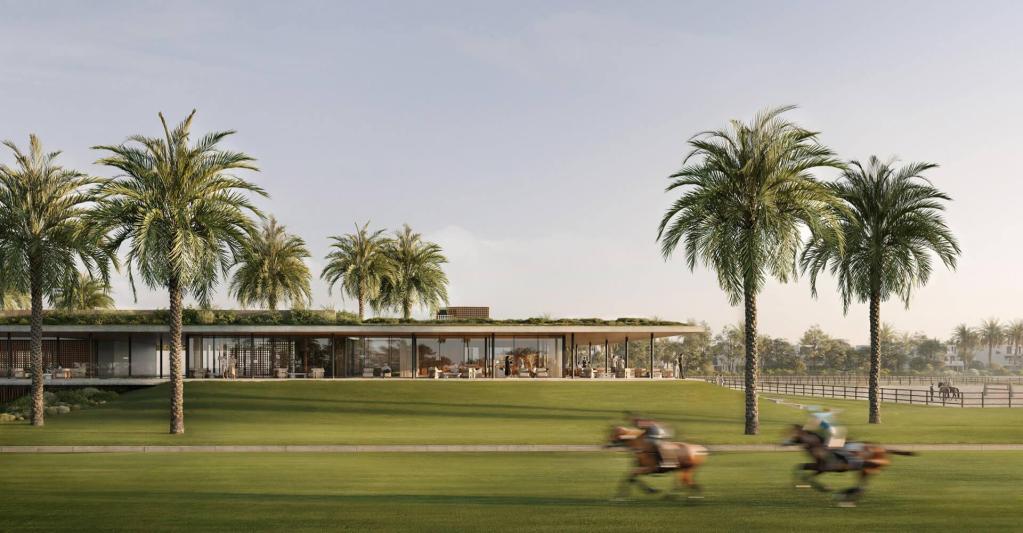 Luxury Villas Selvara Dubai exterior at Grand Polo Club Resort