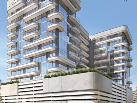 Artist's rendering of Azizi Ameer Al Furjan residential tower in Dubai