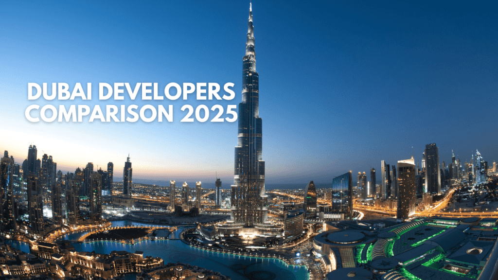Dubai skyline featuring top property developers in 2025